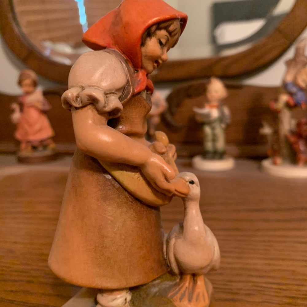 Vintage Oberammergau Wooden Figurine